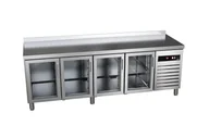 Stoły gastronomiczne - Stół chłodniczy ze szklanymi drzwiami 2242x700x850mm ASBER GREEN LINE GTP-7-225-40 D GLASS - miniaturka - grafika 1