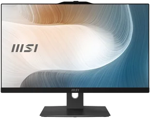 MSI Modern AM242P 1M-1204DE Intel Core 3 100U 60,5 cm (23.8") 1920 x 1080 px All-in-One PC 16 GB DDR5-SDRAM 256 GB SSD Windows 11 Pro Wi-Fi 6E (802.11ax) Czarny - Zestawy komputerowe - miniaturka - grafika 1