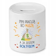 Skarbonki - Dla Pszczelarza Skarbonka na Urodziny na Prezent z Nadrukiem ze Zdjęciem + Opakowanie na prezent (wzór 03) - miniaturka - grafika 1