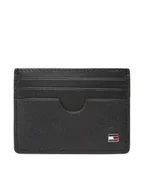 Etui na dokumenty i karty - Tommy Hilfiger Etui na karty kredytowe Th Flag Cc Holder AM0AM13517 Czarny - miniaturka - grafika 1