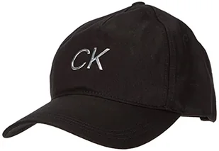 CALVIN KLEIN Damska czapka z daszkiem BB, Czarny, Rozmiar uniwersalny - Czapki damskie - miniaturka - grafika 1