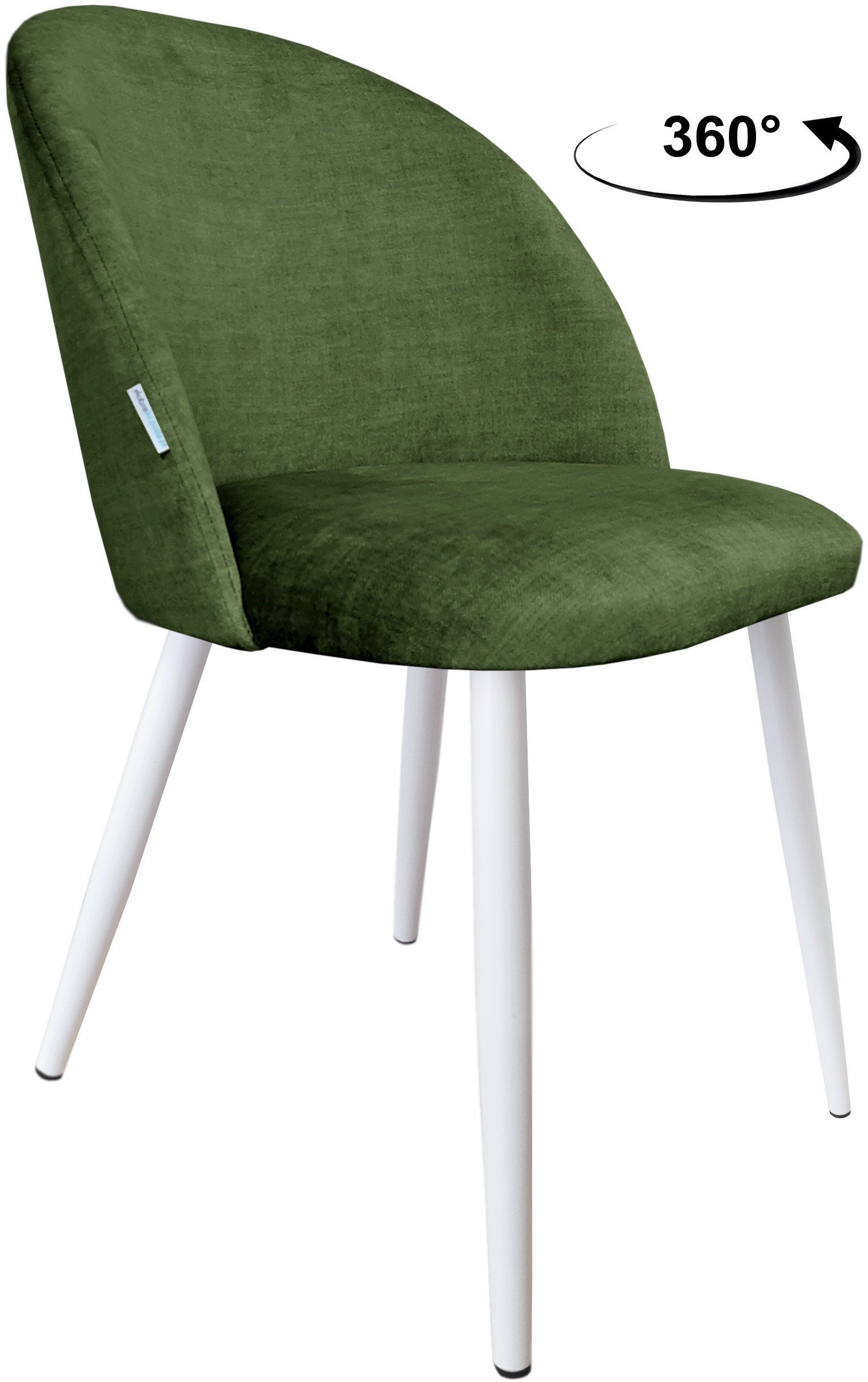 Krzesło obrotowe Colin podstawa biała Vogue 11