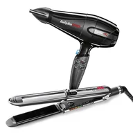 Suszarki do włosów - BaByliss Pro, zestaw: suszarka Caruso + prostownica Elipsis 3000 - miniaturka - grafika 1