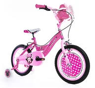 Rowery - Huffy 16 Cal, Rower Minnie Luxury Dziecko, Różowy - miniaturka - grafika 1
