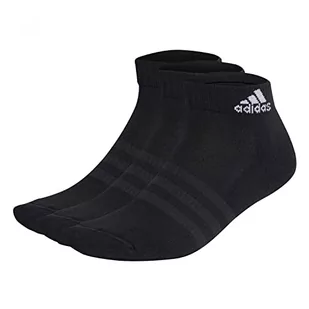 adidas, Cushioned Sportswear Ankle Socks 3 Pairs, Rajstopy, Biały Czarny, Xxl, Wielbiciel Unisex - Rajstopy - miniaturka - grafika 1