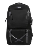 Plecaki - Plecak Turystyczny Trekkingowy 80L Czarny - miniaturka - grafika 1