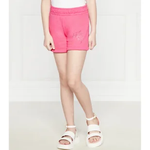 Guess Szorty | Regular Fit - Spodnie i spodenki dla dziewczynek - miniaturka - grafika 1