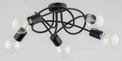 Lampy sufitowe - Boston lampa sufitowa 5xE27 czarna 63192 - miniaturka - grafika 1