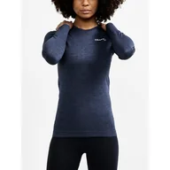Koszulki sportowe damskie - Koszulka damska Craft Core Dry Active Comfort LS Navy Blue S - miniaturka - grafika 1