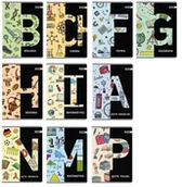 Zeszyty szkolne - Komplet Zeszytów Tematycznych, Metalizowanych, 10 Przedmiotów, 10 Szt. - miniaturka - grafika 1