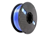 Filamenty i akcesoria do drukarek 3D - GEMBIRD 3DP-PLA-SK-01-ICE Filament PLA Silk Ice lodowy błętkit + granatowy 1.75mm 1kg - miniaturka - grafika 1