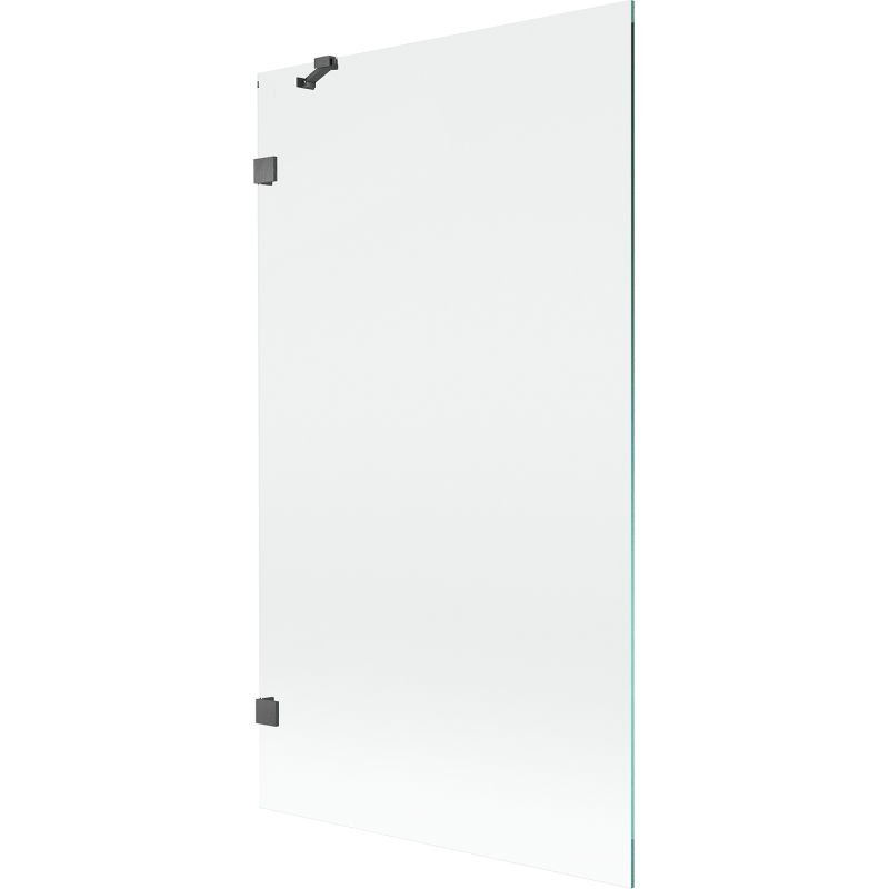 Mexen Lunar parawan nawannowy 1-skrzydłowy 100 x 150 cm, transparent, gun gray szczotkowany - 897-100-000-66-00