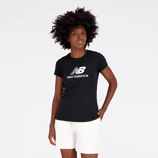 Koszulki i topy damskie - Koszulka damska New Balance WT31546BK  czarna - grafika 1