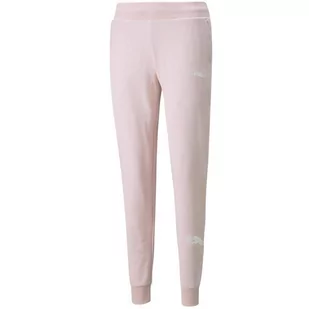 Spodnie Damskie Puma Power Graphic Pants Różowe 847115 16-Xl - Spodnie damskie - miniaturka - grafika 1