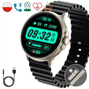 Rubicon Ultra Czarny - Smartwatch - miniaturka - grafika 1