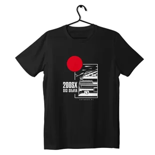 T-shirt koszulka Nissan 200SX S13 JDM czarna-4XL - Odzież do sportów motorowych - miniaturka - grafika 1