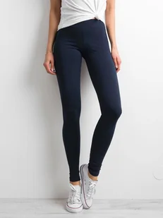 Granatowe legginsy Basic-L - Legginsy - miniaturka - grafika 1