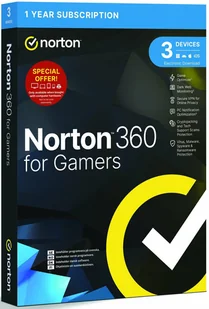NORTON 360 FOR GAMERS 50GB PL 1U 3D 12MO RET-ALL SP ZOO BUNDLE ENR M6S - Programy antywirusowe - miniaturka - grafika 1