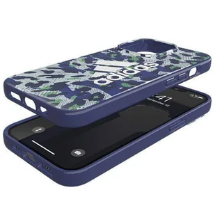 Adidas OR Snap Case Leopard iPhone 13/13 Pro 6,1" niebieski/blue 47260 - Etui i futerały do telefonów - miniaturka - grafika 6