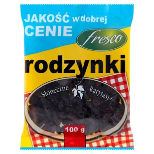 Fresco Rodzynki 100 g - Bakalie - miniaturka - grafika 1