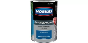 Nobiles Emalia chlorokauczukowa Nobiles do metalu i betonu niebieski sygnałowy 0,9 l 5588227 - Emalie - miniaturka - grafika 1