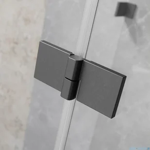 Radaway Essenza Pro Brushed GunMetal Pdd kabina 80x80 cm szczotkowany grafit 10095080-92-01L/10095080-92-01R - Kabiny prysznicowe - miniaturka - grafika 7