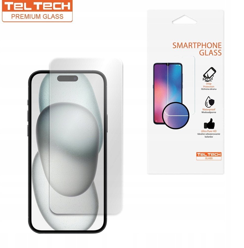 TELTECH SZKŁO HARTOWANE DO IPHONE 15 PRO SZKŁO OCHRONNE