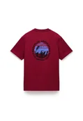 Koszulki i topy damskie - t-shirt donna napapijri s-vignoni back - np0a4ilx r1e1 tibetan red - miniaturka - grafika 1