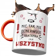 Kubki - Kubek Pomarańczowy Dla Bratanka Idealny Na Prezent z Nadrukiem ze Zdjęciem + Opakowanie na prezent (wzór 01) - miniaturka - grafika 1