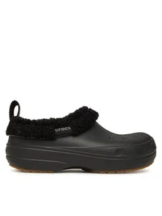 Crocs Klapki Classic Lined Shorty 211380 Czarny - Klapki i japonki damskie - miniaturka - grafika 1