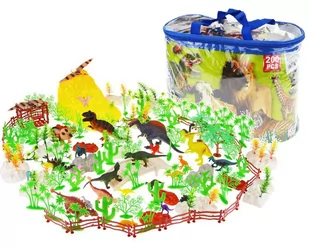 Zestaw Xxl Dinozaurów Dinozaury W Torbie Figurki Zagroda - Figurki dla dzieci - miniaturka - grafika 1
