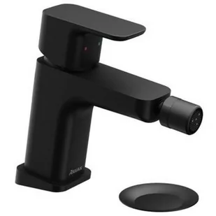 Ravak 10º Free Black bateria bidetowa stojąca czarny mat X070155 - Baterie bidetowe - miniaturka - grafika 1
