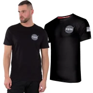 Odzież taktyczna i umundurowanie - Koszulka Alpha Industries Space Shuttle T 176507 03 - Czarna  L - miniaturka - grafika 1