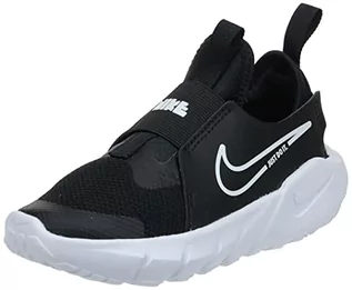 Buty dla chłopców - Nike Unisex Flex Runner 2 dziecięce sneakersy, Black White Photo Blue University Gold, 23.5 EU - grafika 1