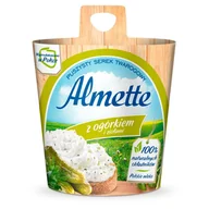Sery - Almette - Puszysty serek twarogowy z ogórkiem i ziołami - miniaturka - grafika 1