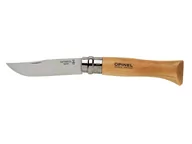 Noże - Opinel Nóż z etui INOX NATURAL No 8 3123840010897 - miniaturka - grafika 1