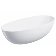 Wanny - OMNIRES SHELL175WWBP SHELL M+ wanna wolnostojąca, 175x78 cm, z syfonem biały połysk - miniaturka - grafika 1