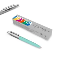 Zestawy piśmiennicze - Długopis Parker Jotter Originals miętowy MINT z grawerem - miniaturka - grafika 1