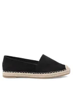 Espadryle damskie - Jenny Fairy Espadryle WSS990-224 Czarny - miniaturka - grafika 1