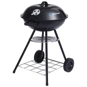 Grille - Grill okrągły z pokrywą i termometrem Blaupunkt GC401, czarny - miniaturka - grafika 1