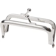 Pasmanteria - Bigiel z metalu do Torebki W: 8 cm - miniaturka - grafika 1