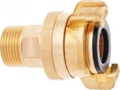 Inne akcesoria do nawadniania - GEKA Zlacze gwintowane GEKA plus do wezy ssac. i wysokocis., mosiadz, gwint zewn. G1",opak.samoobsl. - miniaturka - grafika 1