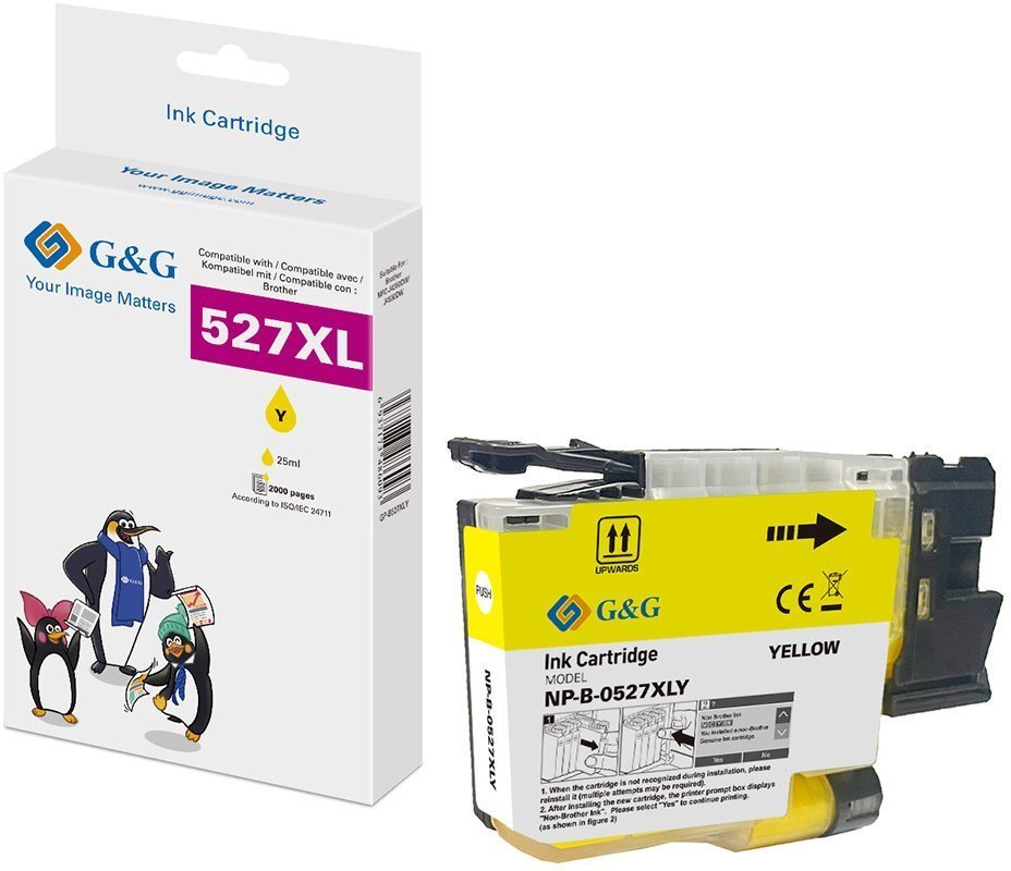 Tusz G&G nabój z tuszem 1 szt. Zamiennik Wysoka XL wydajność żółty 22064