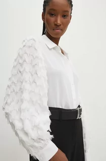 Koszule damskie - Answear Lab koszula damska kolor biały regular z kołnierzykiem klasycznym - grafika 1
