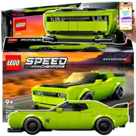 Klocki - LEGO AUTKO SAMOCHÓD Speed Champions DODGE CHALLENGER SRT HELLCAT Kultowy muscle car (77237) Lego Prezent Dla Chłopca Autko + EBOOK - miniaturka - grafika 1