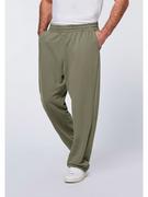 Spodnie sportowe męskie - Chiemsee Spodnie dresowe "Agius" w kolorze khaki - miniaturka - grafika 1