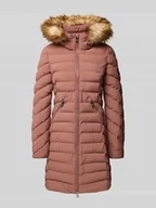 Płaszcze damskie - Płaszcz pikowany o kroju regular fit z obszyciem ze sztucznego futra model ‘Fuji’ - miniaturka - grafika 1