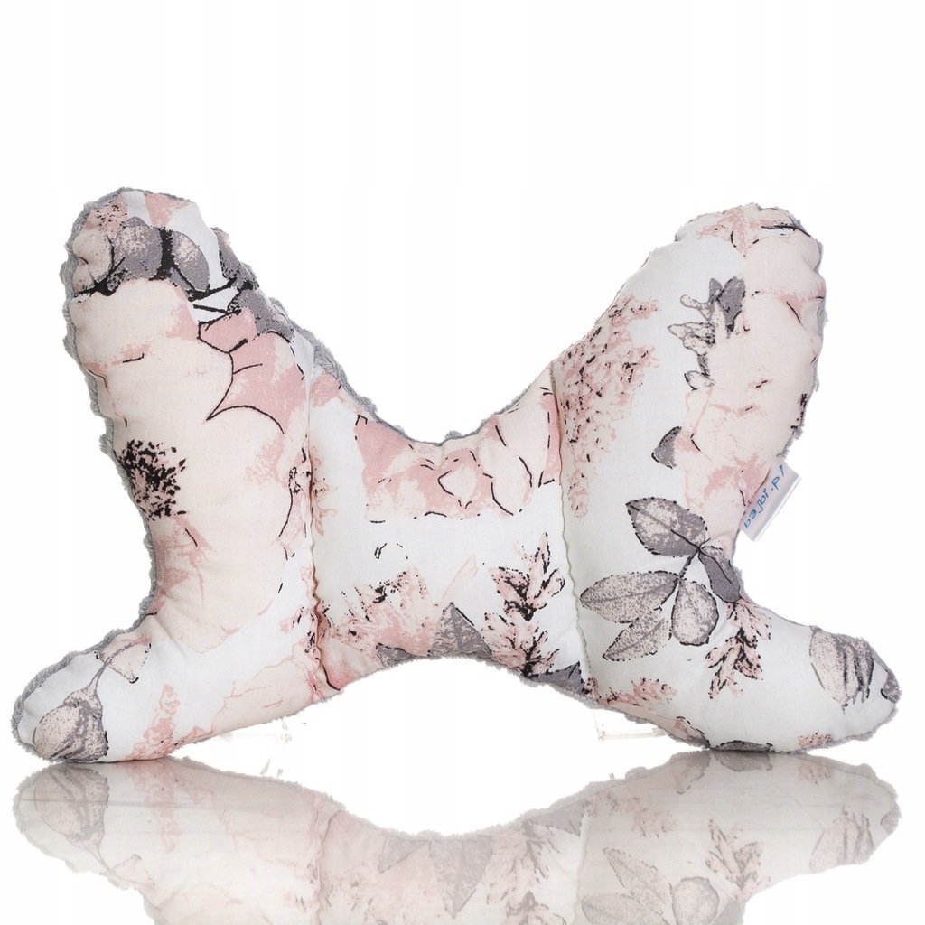 Poduszka Podróżna Motylek Antywstrząsowy Minky