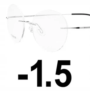 OKULARY KOREKCYJNE bezramkowe LENONKI -1.5 - Okulary korekcyjne, oprawki, szkła - miniaturka - grafika 1