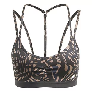 adidas Yoga Essentials Średnie wsparcie sportowe stanik, Black, XXS - Biustonosze - miniaturka - grafika 1